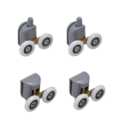 Комплект роликов Mixxus Rollers SCP03-4x4 (двойной 2 вер.+2 ниж.для душевой кабины, Graphite) (MI8164) Комплект роликов Mixxus Rollers SCP03-4x4 (двойной 2 вер.+2 ниж.для душевой кабины, Graphite) (MI8164)